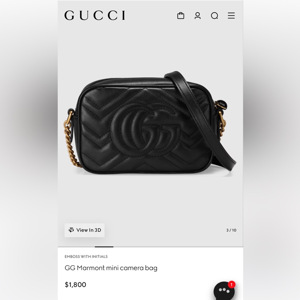 Gucci marmont mini camera bag - Picture 4 of 16